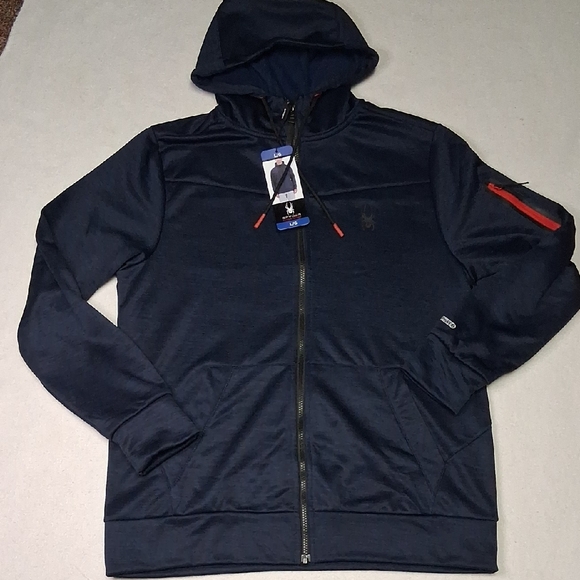 Spyder Other - Spyder Dark Blue Jacket with Red Highlights